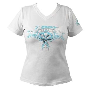 Xray Team Lady T-Shirt White (L), X395030L