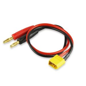 Yellow RC Charger Cable 4mm Banana Plug To XT60(Male), YEL6009