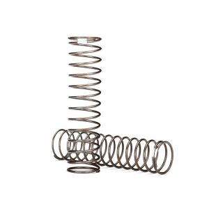 Springs, shock (natural finish(GTS)(0.30 rate, white stripe), #TRX8043