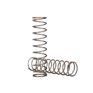 Springs, shock (natural finish(GTS)(0.39 rate, orange stripe, #TRX8044