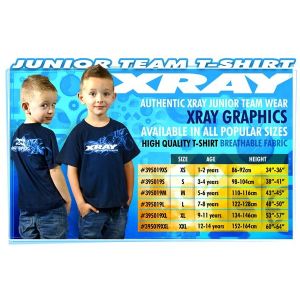 XRAY JUNIOR TEAM T-SHIRT (9/11 - 134-146cm), #X395019XL