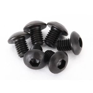 Screws, 3x4mm button-head machine (hex drive) (6)