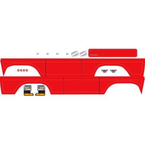 Decal sheet, Bronco, red