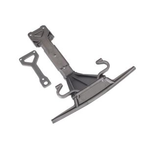 Skidplate, front (plastic)/ support plate (steel)