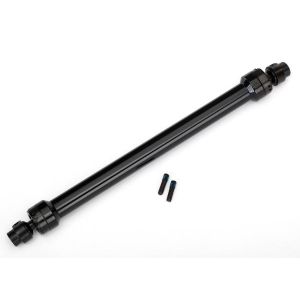 Driveshaft, center rear, 6061-T6 aluminum (black-anodized) (fully assembled)/ 3m