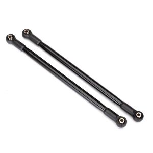 Suspension link, rear (upper) (aluminum, black-anodized) (10x206mm, center to ce