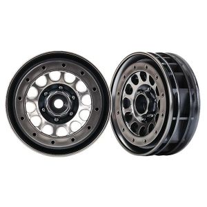 Wheels, Method 105 1.9' (black chrome, beadlock) (beadlock rings sold separately