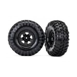 Tires and wheels, assembled, glued (TRX-4 Sport wheels, Canyon Trail 2.2 tires)