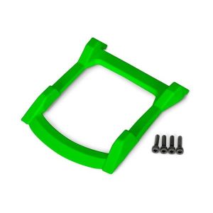 Skid plate, roof (body)/ 3x12mm CS (4) GREEN, TRX6728G