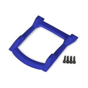 Skid plate, roof (body)/ 3x12mm CS (4) BLUE, TRX6728X