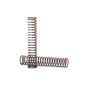 Springs, shock, long (natural finish) (GTS) (0.39 rate, orange stripe) (for use, TRX8154