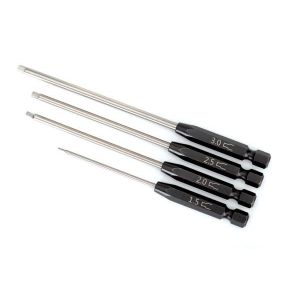 Traxxas Speed Bit Set, hex driver, 4-piece straight (1.5mm, 2.0mm, 2.5mm, 3.0mm), TRX8715X