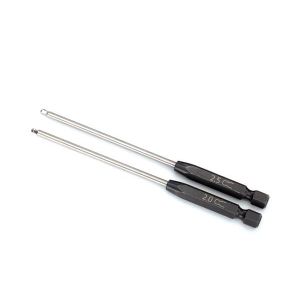 Traxxas Speed Bit Set, hex driver, 2-piece ball-end (2.0mm, 2.5mm), 1/4' drive, TRX8716