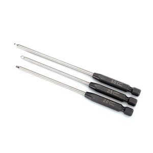 Traxxas Speed Bit Set, hex driver, 3-piece ball-end (2.0mm, 2.5mm, 3.0mm), 1/4', TRX8716X