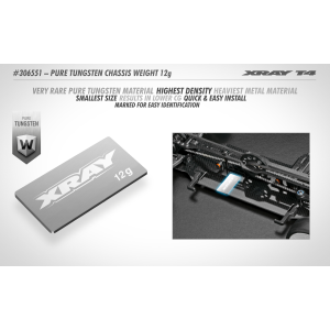 v_306551 XRAY Pure Tungsten Chassis Weight 12g_hl baner