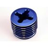 Cooling head, pro (mach. alum.) (blue-anodized), TRX4032