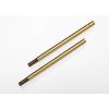 Shock shafts, hardened steel, titanium nitride coated (long), TRX1664T