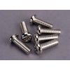 Screws, 4x12mm roundhead machine (6), TRX2568