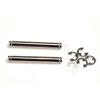 Suspension pins, 26mm (kingpins) (2) w/ E-clips (4), TRX2636