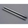 Shock shafts, steel, chrome finish (xx-long) (2), TRX2656