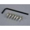 Screws, 3x10mm caphead machine (hex drive) (6)/ lockwashers, TRX3159