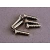 Screws, 2x8mm countersunk machine (6), TRX3161