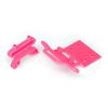 Bumper, front / bumper mount, front / 4x23mm RM (2)/ PINK, TRX3621P