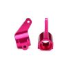 Steering blocks, Rustler/Stampede/Bandit (2), 6061-T6 PINK, TRX3636P