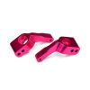 Stub axle carriers (2) 6061-T6 aluminum (pink-anodize, TRX3652P