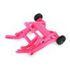 Wheelie bar, assembled (PINK) (fits Stampede, Rustler, Band, TRX3678P