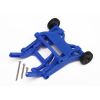 Wheelie bar, assembled (blue) (fits Slash, Stampede, Rustler, TRX3678X