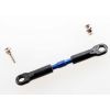 Turnbuckle, aluminum (blue-anodized), camber link, front, 39, TRX3737A