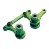 Steering bellcranks, drag link (green-anodized 6061-T6 alumi, TRX3743G