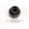 Clutch bell, (22-tooth)/ 5x8x0.5mm fiber washer (2)/ 5mm E-c, TRX4122