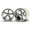 TRX Pro-Star chrome wheels (2) (rear) (for 2.2 tires), TRX4172