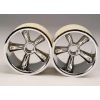 TRX Pro-Star chrome wheels (2) (front) (for 2.2 tires), TRX4174