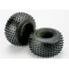 Tires, Pro-Trax spiked 2.2 (soft-compound)(rear) (2)/ foam i, TRX4790R