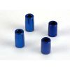 Tapered bearing block spacers (blue-anodized, aluminum) (3x6, TRX4828