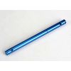 Pulley shaft, front (blue-anodized, light-weight aluminum), TRX4894X