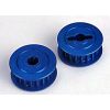 Pulleys, 20-groove (middle)(blue-anodized, light-weight alum, TRX4895X