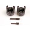 Transmission output yokes (heavy-duty) (2)/ set screw yoke p, TRX4927X