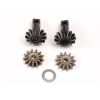 Diff gear set: 13-T output gear shafts (2)/ 13-T spider gear, TRX4982