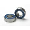 Ball bearings, blue rubber sealed (8x16x5mm) (2), TRX5118