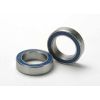 Ball bearings, blue rubber sealed (10x15x4mm) (2), TRX5119