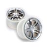 Wheels, SS (split spoke) 3.8 (satin) (2) (fits Revo/Maxx ser, TRX5172