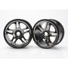 Wheels, SS (split spoke) 3.8 (black chrome) (2) (use with, TRX5172A