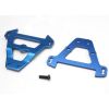 Bulkhead tie bars, front & rear (blue-anodized aluminum), TRX5323