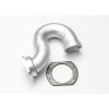 Header, exhaust (tubular aluminum, silver-anodized)/ spring, TRX5340X