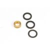 Washer, 7x10x1.0 (2), 7x10x0.5 (1) black steel (shims for fl, TRX5426