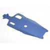 Chassis, 6061-T6 aluminum (3mm) (anodized blue)/ adhesive fo, TRX5522